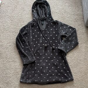 Joe Boxer Pull over plush Star robe size small